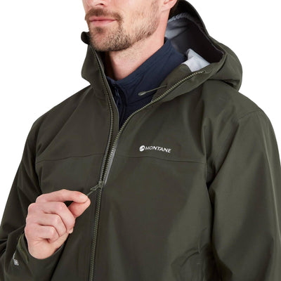 Montane Phase Jacket - Mens | Montane Alpine Waterproof Jacket NZ | Further Faster Christchurch NZ #oak-green