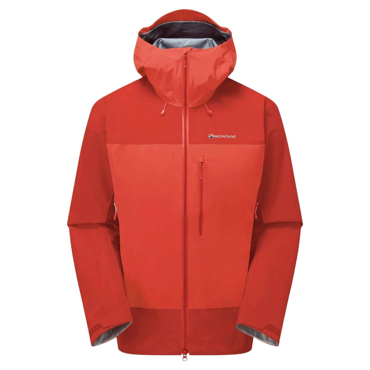 Montane Phase XPD Jacket - Mens | Montane Alpine Waterproof Jacket NZ | Further Faster Christchurch NZ #adrenaline-red