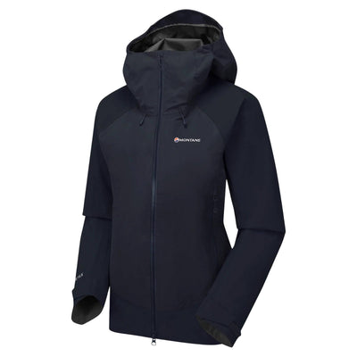 Montane Phase XPD Jacket - Womens | Montane Alpine Waterproof Jacket Womens | Further Faster Christchurch NZ #eclipse-blue