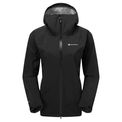 Montane Phase XT Jacket - Womens | Montane Alpine Waterproof Jacket NZ | Further Faster Christchurch NZ #black
