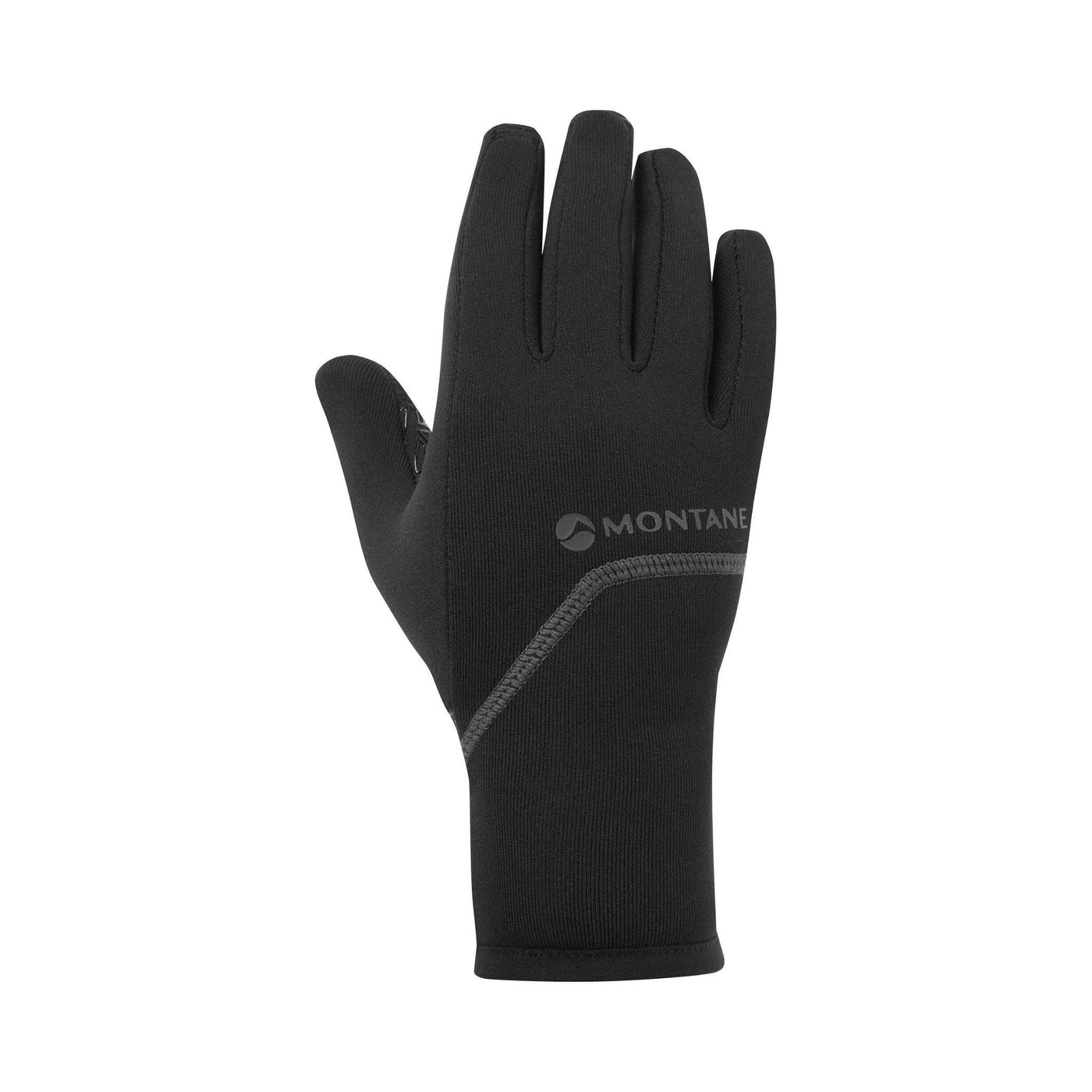 Montane Power Stretch Pro Grippy Gloves - Womens | Fast Drying Fleece Gloves NZ | Further Faster Christchurch NZ #black