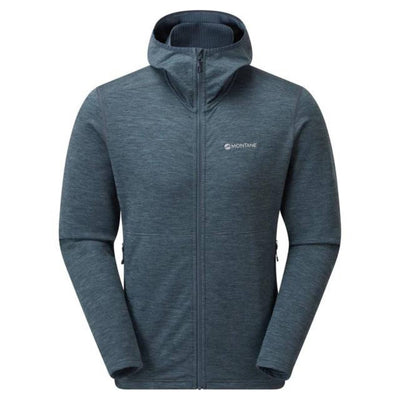 Montane Protium Hoodie - Mens '22 | Hiking Mid Layer Fleece | Further Faster Christchurch NZ #astro-blue 