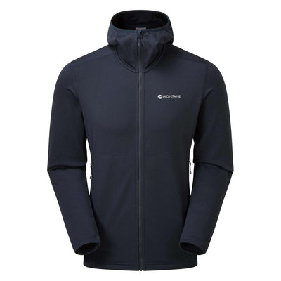 Montane Protium Hoodie - Mens '22 | Hiking Mid Layer Fleece | Further Faster Christchurch NZ #eclipse-blue