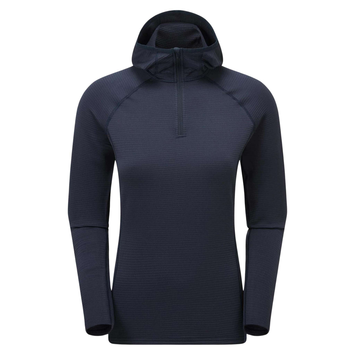 Montane Protium Lite Hoodie - Womens | Mid Layer Fleece | Further Faster Christchurch NZ #eclipse-blue
