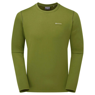 Montane Protium Sweater - Mens | Fleece Jumper | Further Faster Christchurch NZ #alder-green