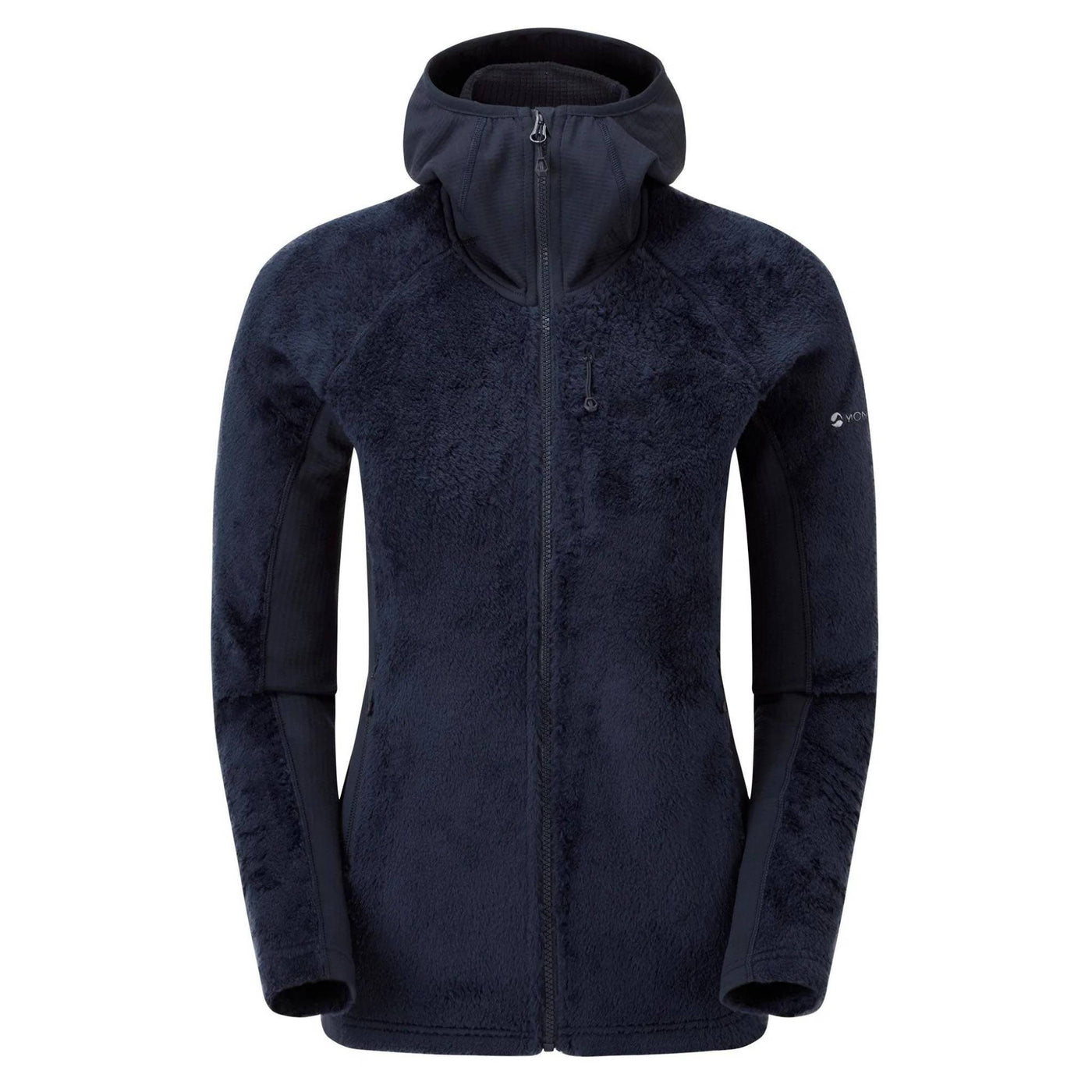 Montane Protium XPD Hoodie - Womens | Mid Layer Fleece | Further Faster Christchurch NZ #eclipse-blue