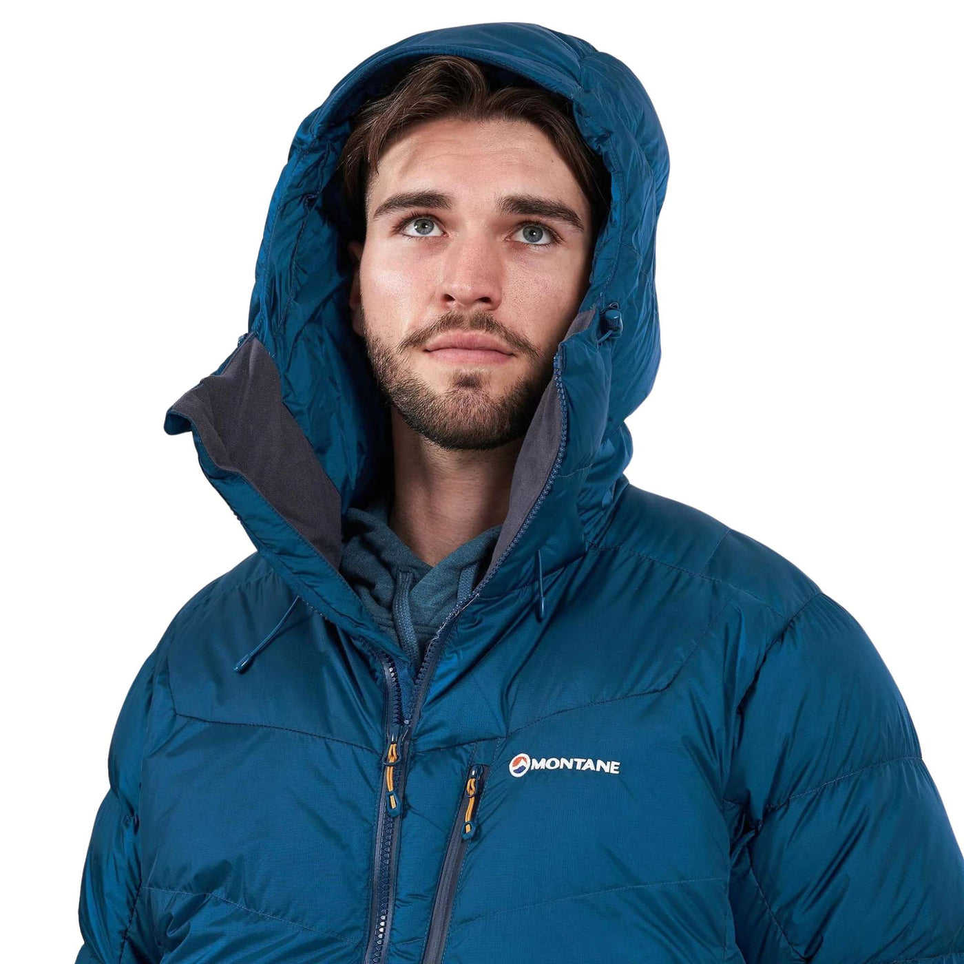 Montane Resolute Down Jacket - Mens | Mens Down Insulated Jacket NZ | Further Faster Christchurch NZ #narwhal-blue