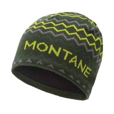 Montane Signature Beanie | Winter Beanies | Headwear NZ | Further Faster Christchurch NZ #zigzag-arbor-green