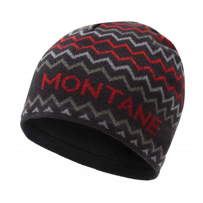 Montane Signature Beanie | Winter Beanies | Headwear NZ | Further Faster Christchurch NZ #zigzag-black