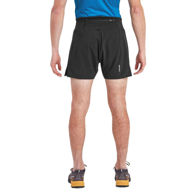 Montane Slipstream 5" Shorts - Mens | Mens Trail Running Shorts NZ | Further Faster Christchurch NZ #black