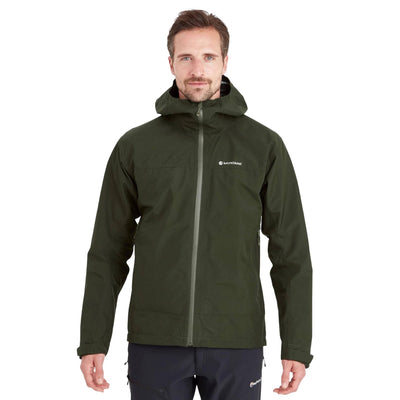 Montane Spirit Jacket - Mens | Montane Alpine Waterproof Jacket NZ | Further Faster Christchurch NZ #oak-green