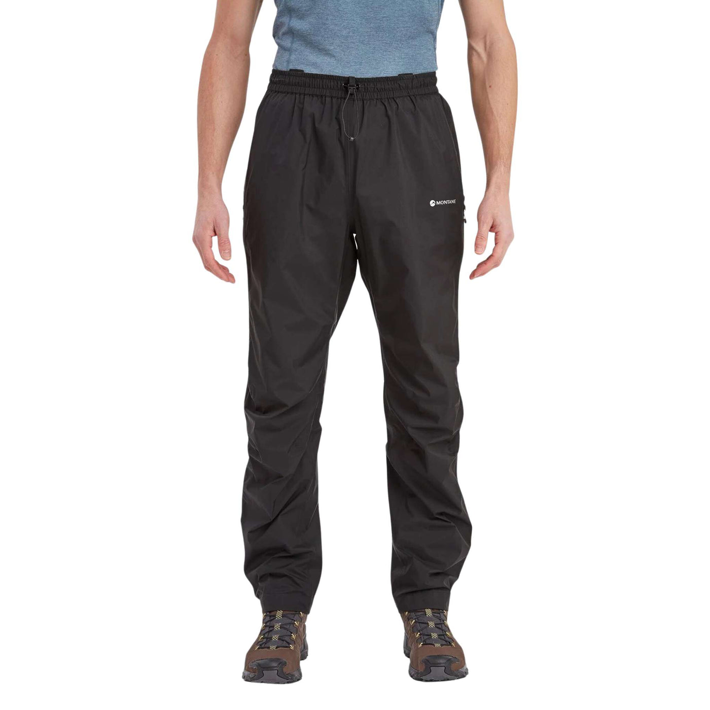 Montane Spirit Lite Pants Short Leg - Mens | Mens Hiking and Trekking Pants | Further Faster Christchurch NZ #black