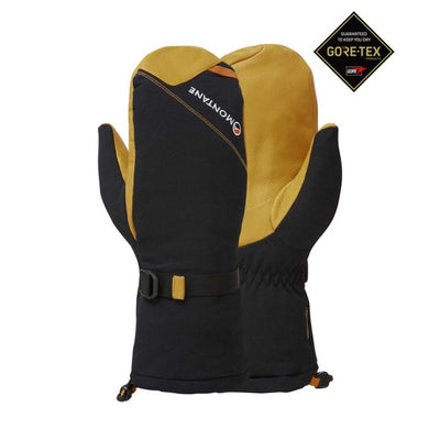 Montane Symphony Modular Mitt | Technical Mountaineering Mitt | Further Faster Christchurch NZ #black