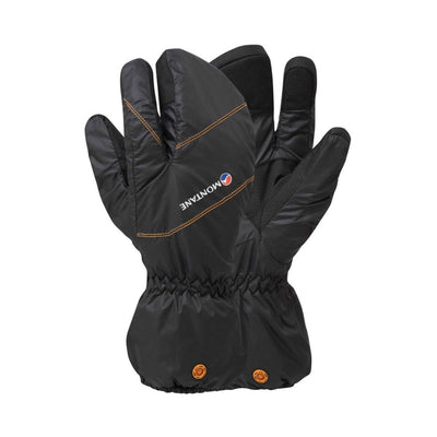 Montane Symphony Modular Mitt | Technical Mountaineering Mitt | Further Faster Christchurch NZ #black