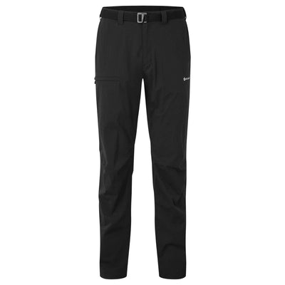 Montane Terra Lite Pants Mens - Regular Leg | Mens Hiking and Trekking Pants | Further Faster Christchurch NZ #black
