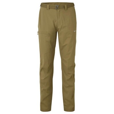 Montane Terra Lite Pants Mens - Regular Leg | Mens Hiking and Trekking Pants | Further Faster Christchurch NZ #olive-montane