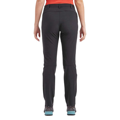 Montane Terra Stretch Lite Pants Womens - Regular Leg | Womens Hiking and Alpine Pants | Further Faster Christchurch NZ #black