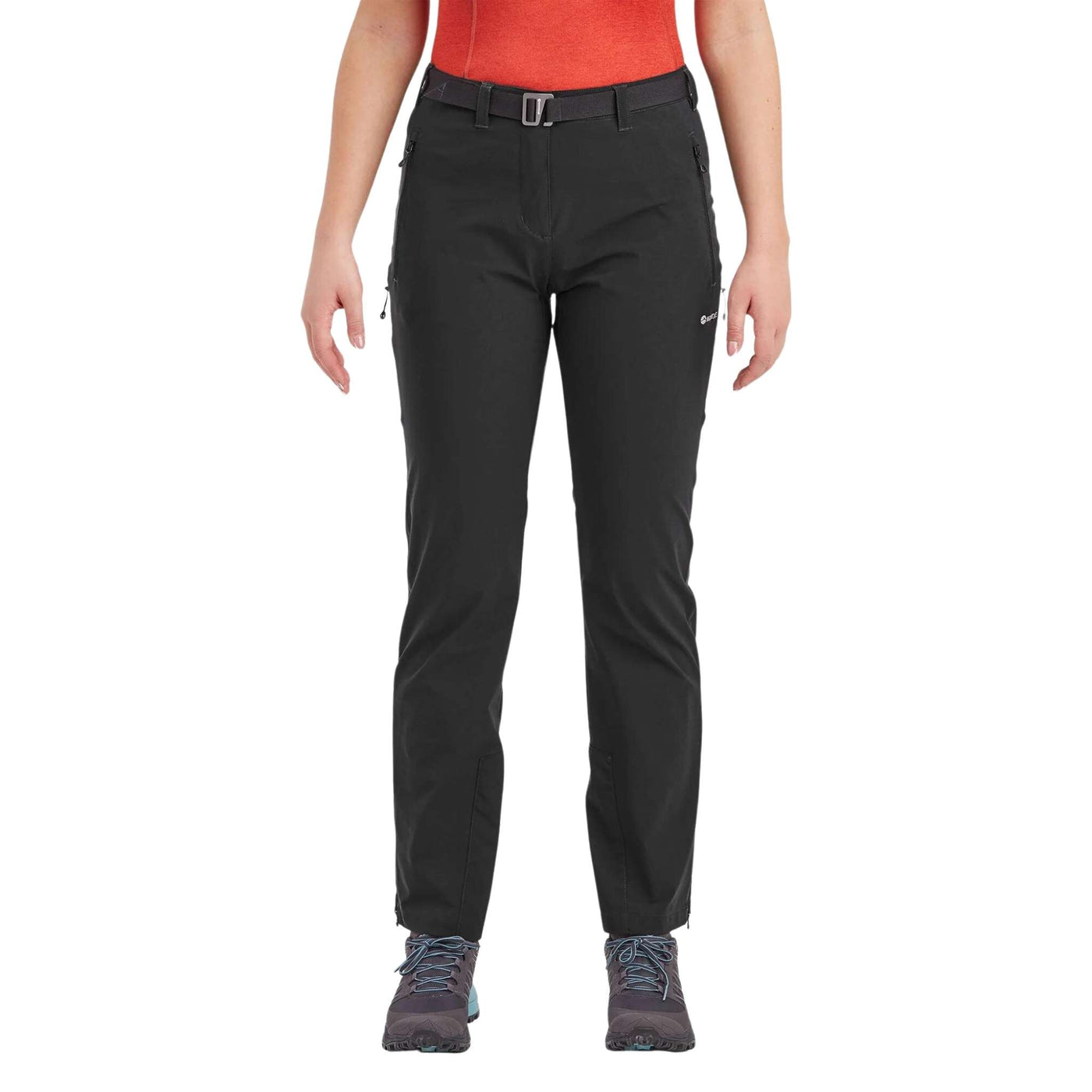 Montane Terra Stretch Pants Womens - Short Leg | Womens Hiking and Trekking Pants | Further Faster Christchurch NZ #black