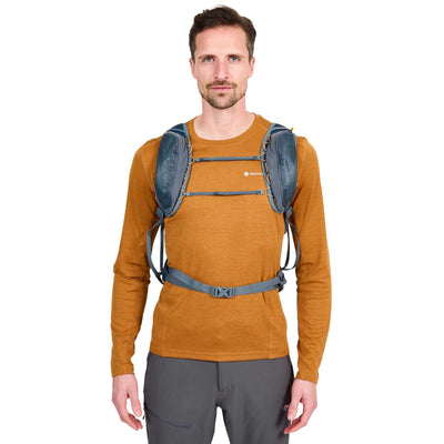 Montane Trailblazer Lite 20 | Lightweight Fastpacking Backpack | Further Faster Christchurch NZ #orion-blue-lt