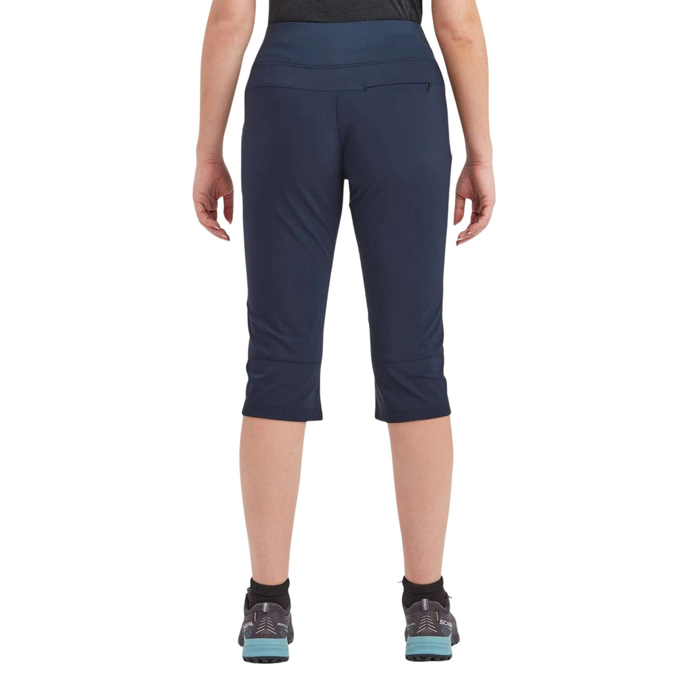 Montane Tucana Lite Capri Pants - Womens | Womens Hiking and Trekking Capri Pants NZ | Further Faster Christchurch NZ #eclipse-blue