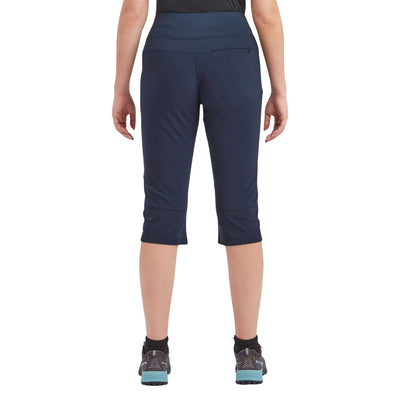 Montane Tucana Lite Capri Pants - Womens | Womens Hiking and Trekking Capri Pants NZ | Further Faster Christchurch NZ #eclipse-blue