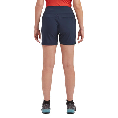 Montane Tucana Lite Shorts - Womens | Womens Hiking and Running Shorts NZ | Further Faster Christchurch NZ #eclipse-blue