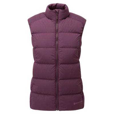 Montane Tundra Gilet - Womens | Down Insulated Jacket NZ | Further Faster Christchurch NZ #saskatoon-berry