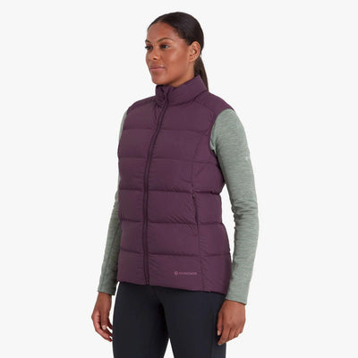 Montane Tundra Gilet - Womens | Down Insulated Jacket NZ | Further Faster Christchurch NZ #saskatoon-berry