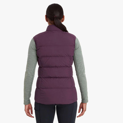 Montane Tundra Gilet - Womens | Down Insulated Jacket NZ | Further Faster Christchurch NZ #saskatoon-berry