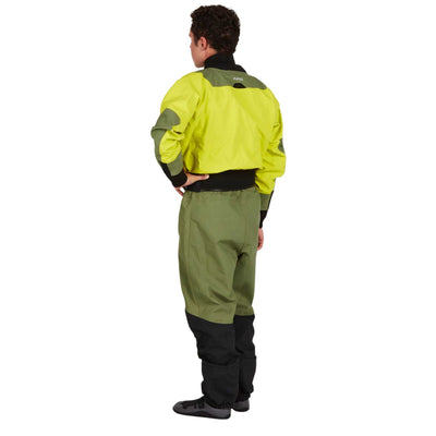 NRS Axiom Gore-Tex Pro Dry Suit - Mens  | Paddle Dry Suits | Further Faster Christchurch NZ  #nrs-chartreuse