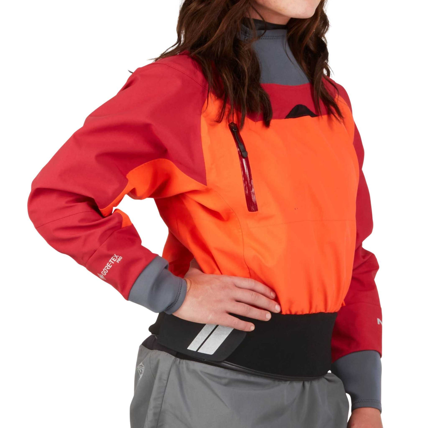 NRS Rev Gore-Tex Pro Dry Top - Womens | Paddle Dry Jacket | Further Faster Christchurch NZ #poppy-vino