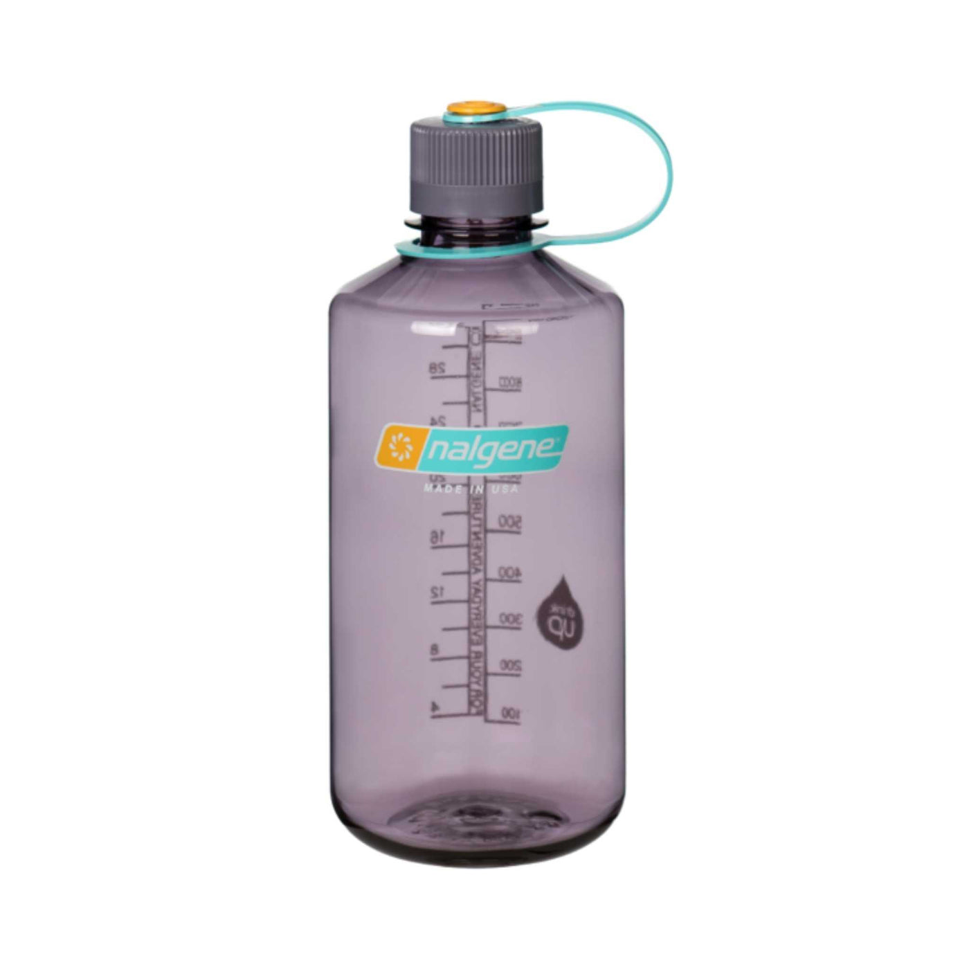 Nalgene Sustain Narrow Mouth Bottle 1L | Hiking Water Bottles and Flasks | Further Faster Christchurch NZ #nalgene-aubergine