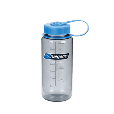 Nalgene Sustain Wide Mouth 500ml | Hiking Water Bottles and Flasks | Further Faster Christchurch NZ #grey