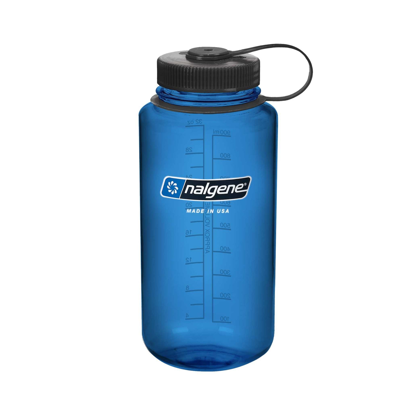 Nalgene Sustain Wide Mouth Bottle 1L | Hiking Water Bottles and Flasks | Further Faster Christchurch NZ #nalgene-blue