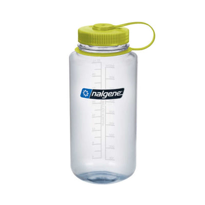 Nalgene Sustain Wide Mouth Bottle 1L | Hiking Water Bottles and Flasks | Further Faster Christchurch NZ #nalgene-clear
