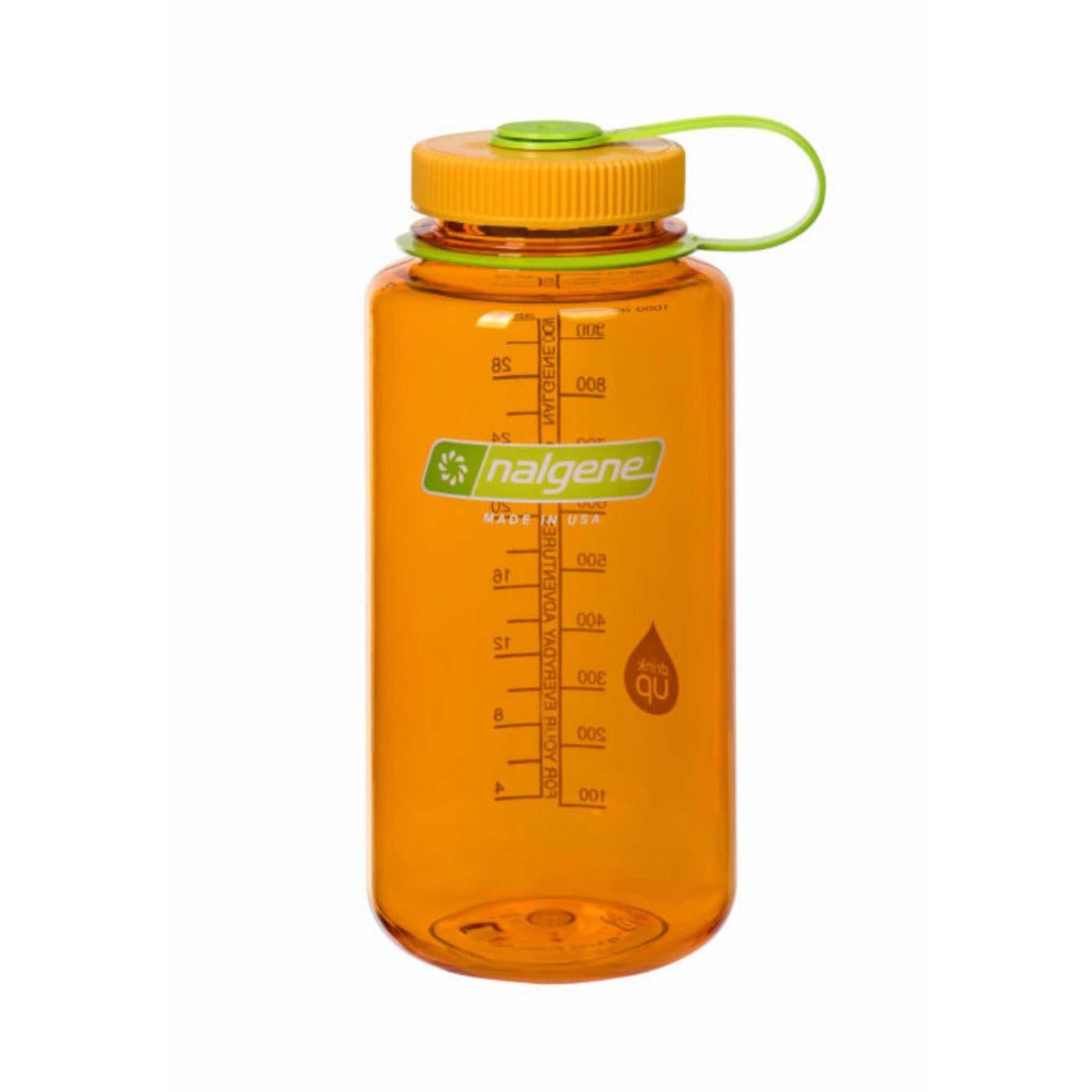 Nalgene Sustain Wide Mouth Bottle 1L | Hiking Water Bottles and Flasks | Further Faster Christchurch NZ #nalgene-clementine