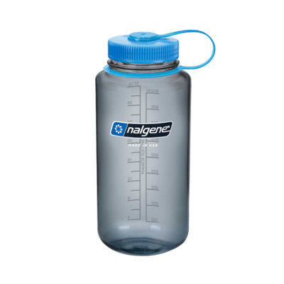 Nalgene Sustain Wide Mouth Bottle 1L | Hiking Water Bottles and Flasks | Further Faster Christchurch NZ #nalgene-grey