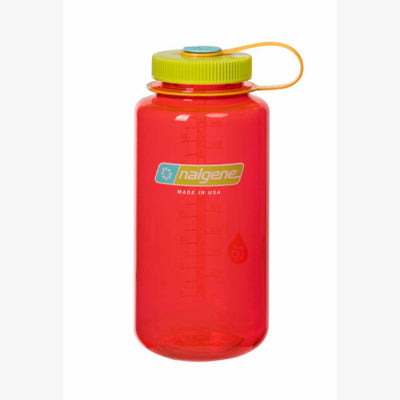 Nalgene Sustain Wide Mouth Bottle 1L | Hiking Water Bottles and Flasks | Further Faster Christchurch NZ #nalgene-pomegranate