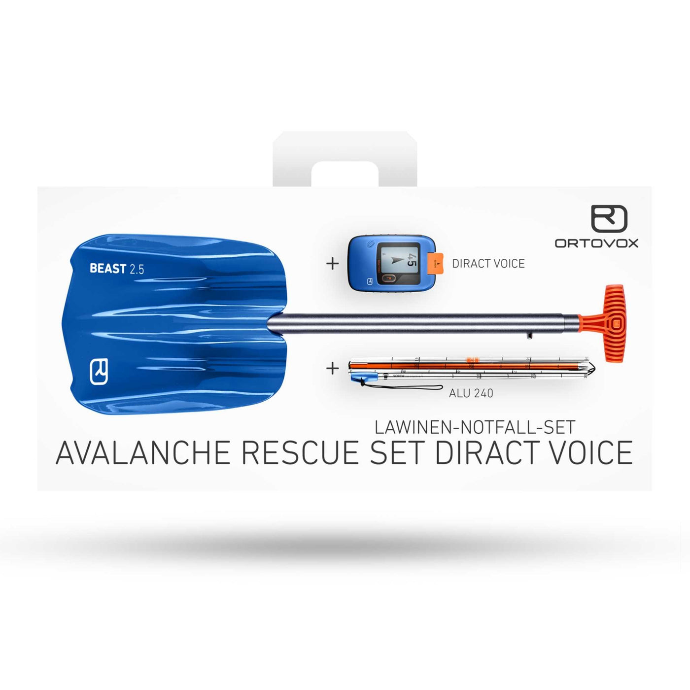 Ortovox Avalanche Rescue Set Diract Voice | Avalanche Safety  Rescue Kit | Further Faster Christchurch NZ