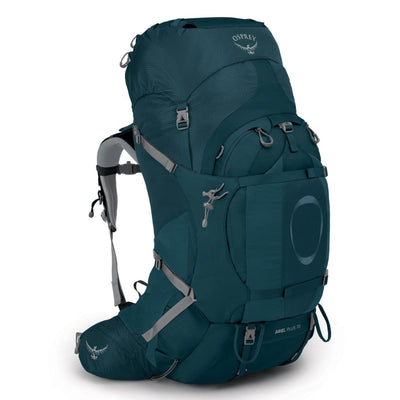 Osprey Womens Ariel Plus 70 | Womens Hiking and Tramping Pack 70L | Further Faster Christchurch NZ #night-jungle-blue