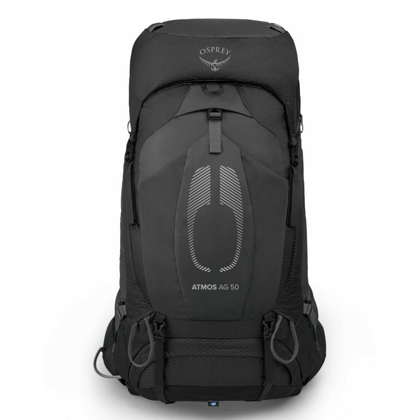 Osprey Atmos AG 50 | Multi-Day Tramping and Hiking Pack | Osprey NZ | Further Faster Christchurch NZ #black