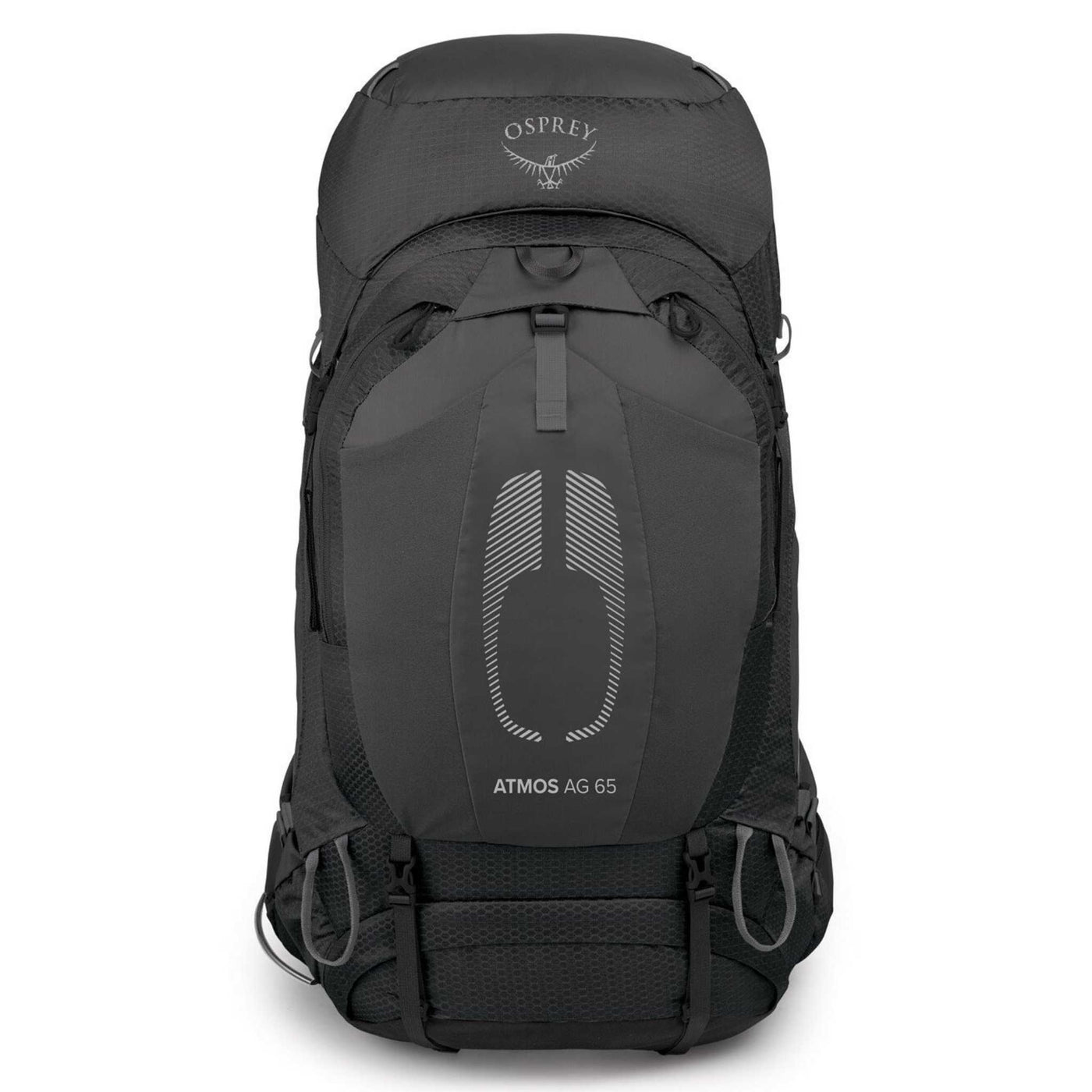 Osprey Atmos AG 65 | Osprey NZ | Hiking and Tramping Pack | Further Faster Christchurch NZ #black