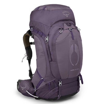 Osprey Aura AG 65 - Womens '22 | Multi-Day Tramping and Hiking Pack | Osprey NZ | Further Faster Christchurch NZ #enchantment-purple