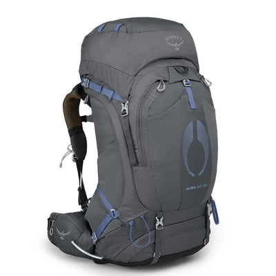 Osprey Aura AG 65 - Womens '22 | Multi-Day Tramping and Hiking Pack | Osprey NZ | Further Faster Christchurch NZ #tungsten-grey
