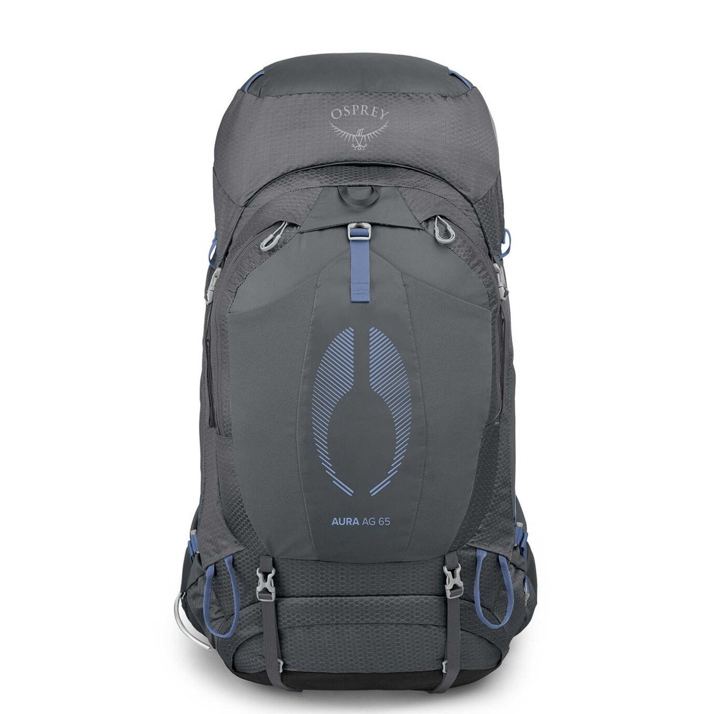 Osprey Aura AG 65 - Womens '22 | Multi-Day Tramping and Hiking Pack | Osprey NZ | Further Faster Christchurch NZ #tungsten-grey