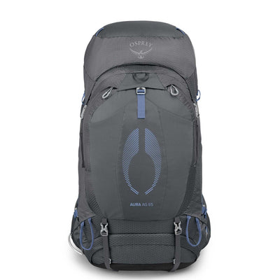 Osprey Aura AG 65 - Womens '22 | Multi-Day Tramping and Hiking Pack | Osprey NZ | Further Faster Christchurch NZ #tungsten-grey