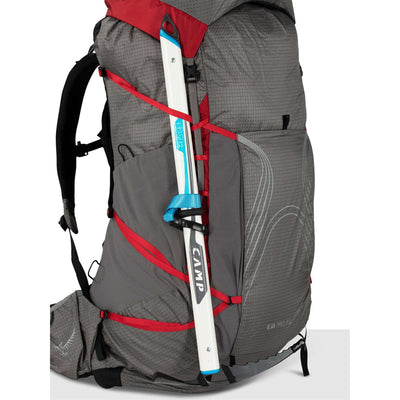 Osprey Eja 55 - Womens | Hiking and Mountaineering Packs NZ | Further Faster Christchurch NZ #grey-red