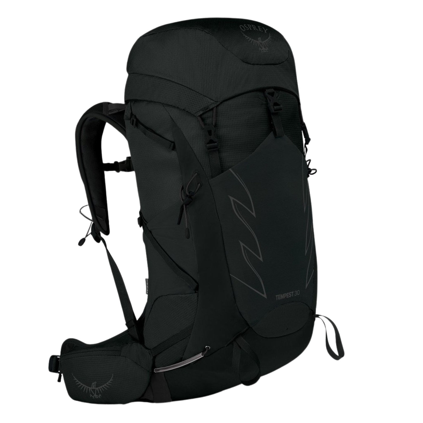 Osprey Womens Tempest 30L | Womens Lightweight Hiking & Tramping Packs NZ | Osprey NZ | Further Faster Christchurch NZ #stealth-black