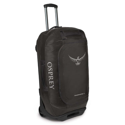 Osprey Transporter Wheeled Duffel 90 | Travel Bags NZ | Further Faster Christchurch NZ #black 