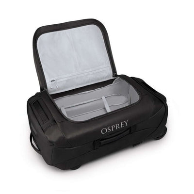 Osprey Transporter Wheeled Duffel 90 | Travel Bags NZ | Further Faster Christchurch NZ #black
